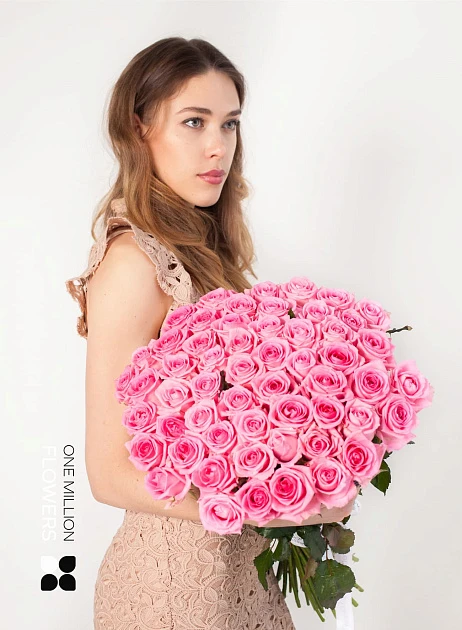 Букет из 51 "Ревиваль" - Розы 40 см.