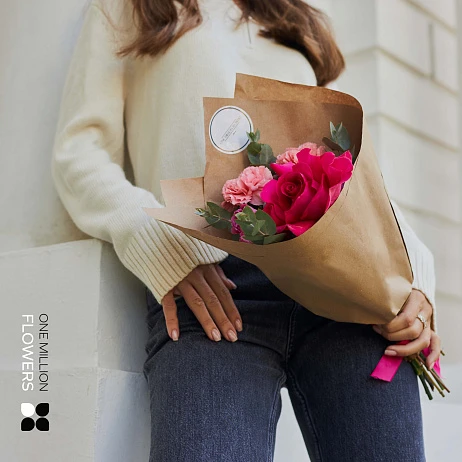 Букет "Сальвина Пинк"