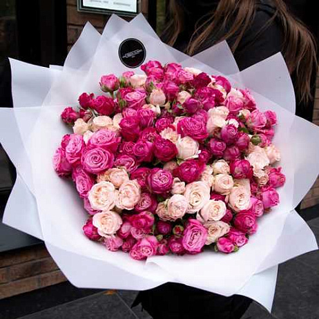 Букет из 51 "Бомбастик Консилье" White